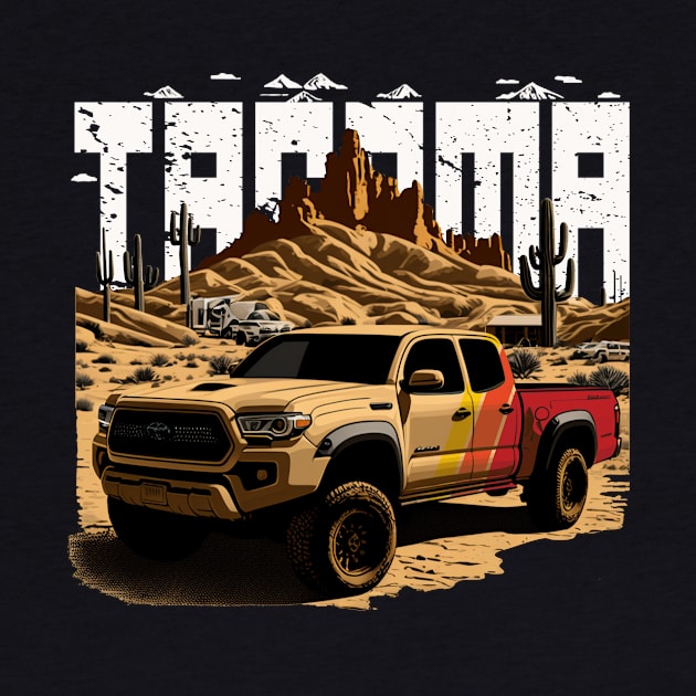 Tacoma Offroad Vintage Style Design by Kid Relic